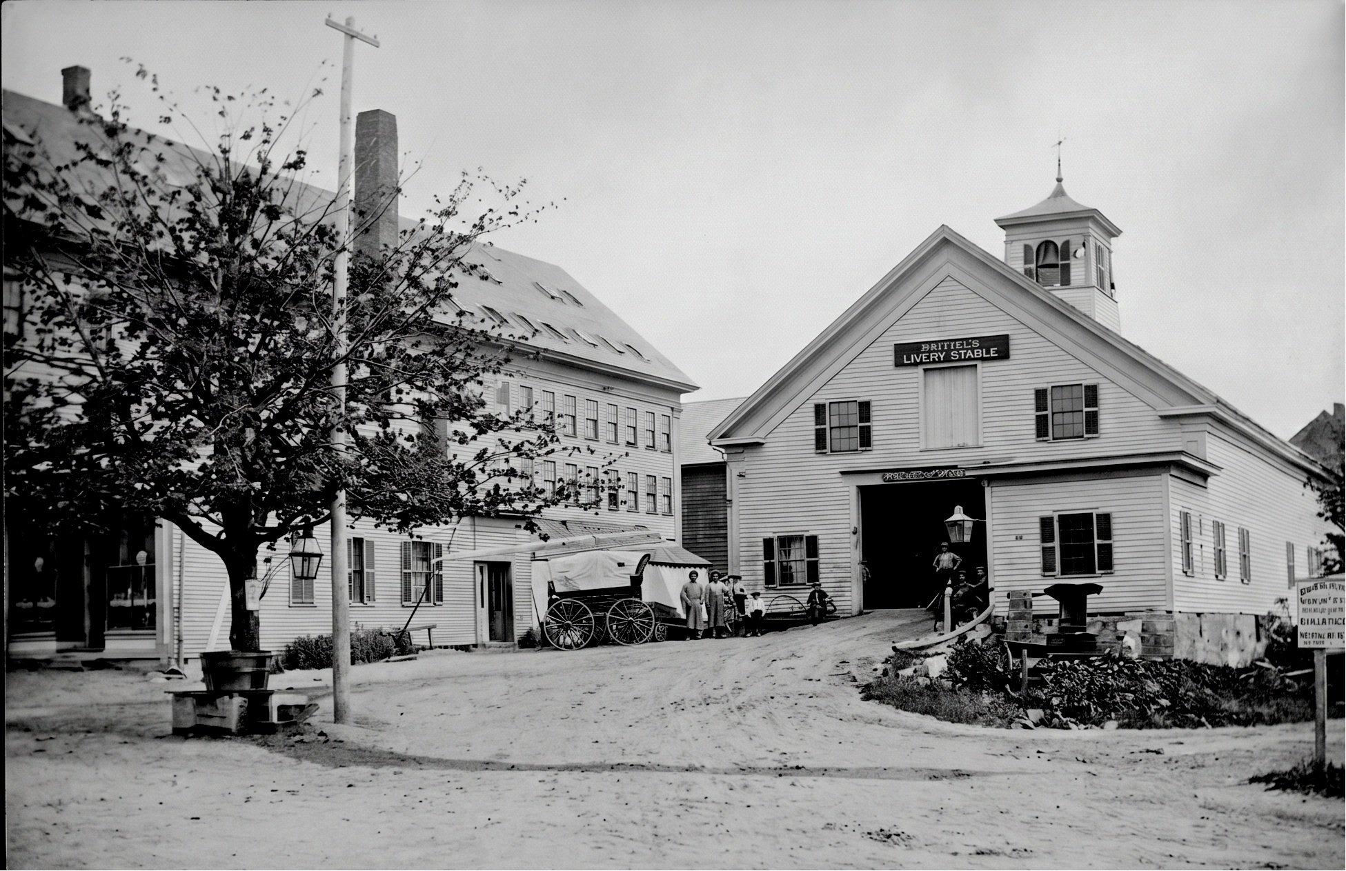 Phipps Livery Stable, in an earlier era